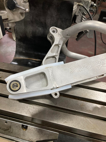 KMX Chain Slider for the OG Two Brothers Long Travel Swingarm - KLX110 - Factory Minibikes
