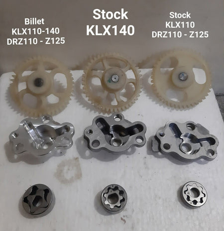 Billet High Volume Oil Pump - KLX140 - Factory Minibikes