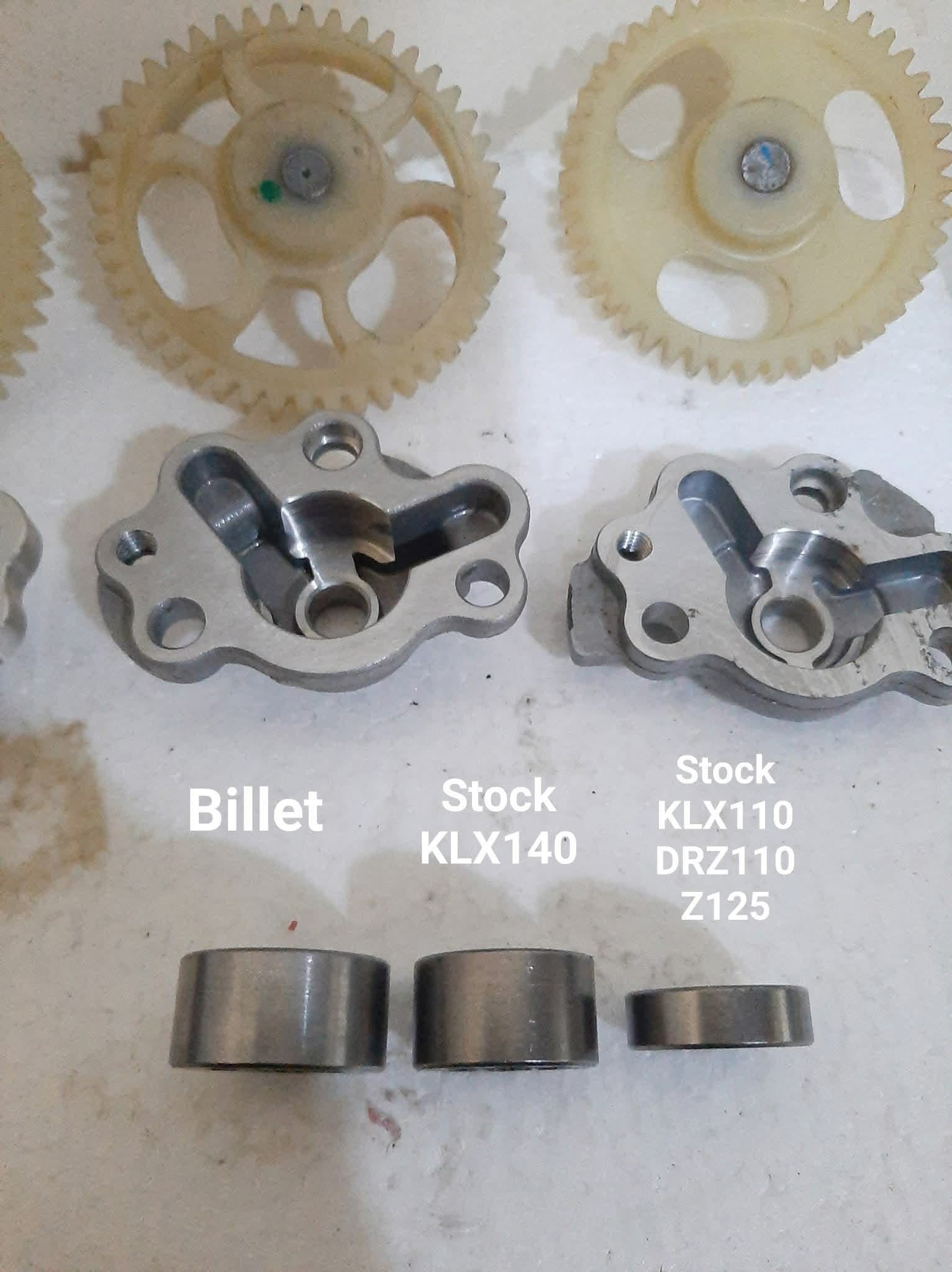 Billet High Volume Oil Pump - KLX140 - Factory Minibikes
