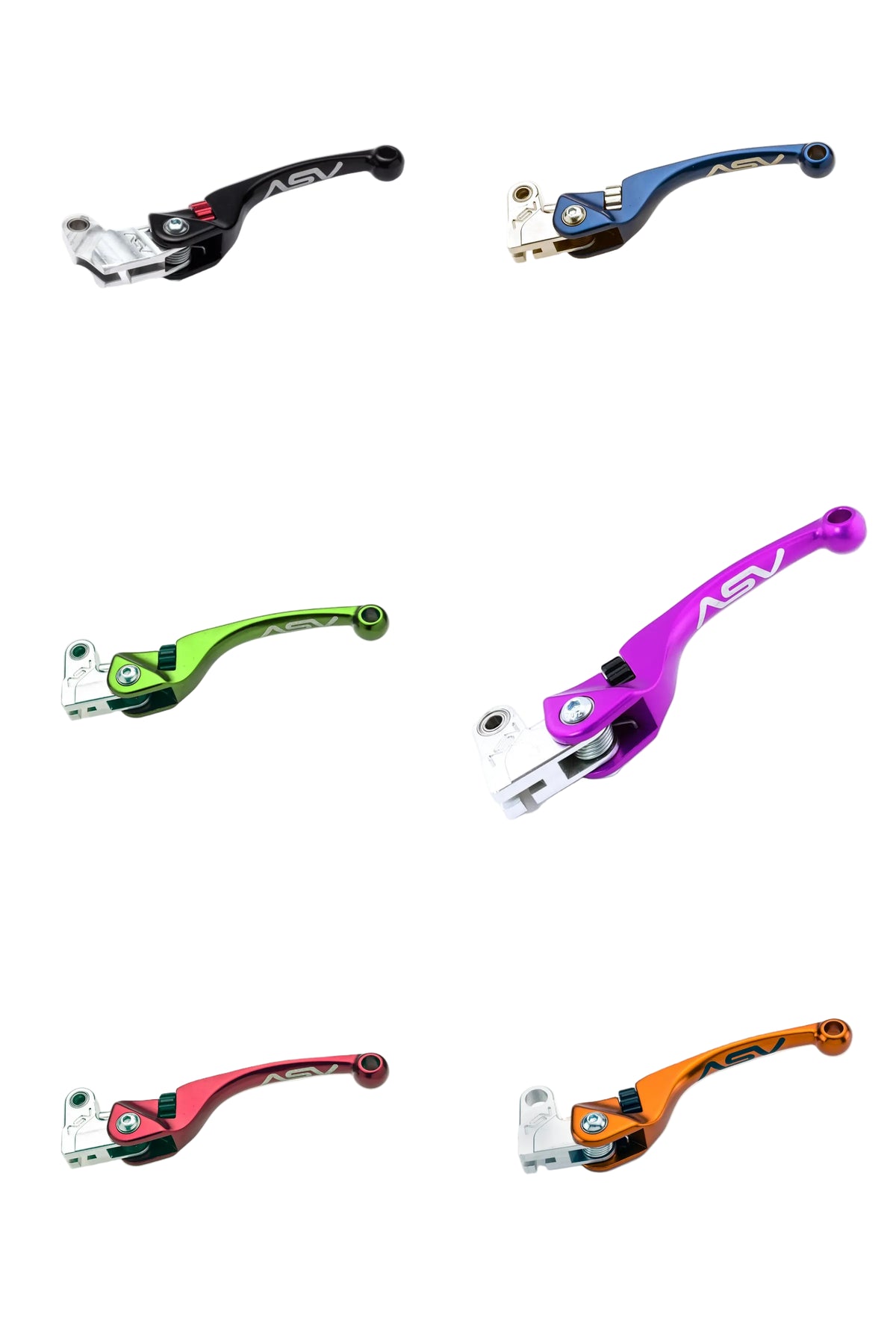 ASV F4 Series Clutch Lever - Standard Length - ALL KLX140 & KLX110L - Factory Minibikes