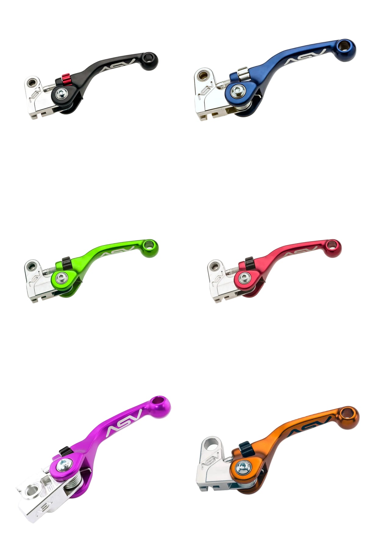 ASV F4 Series Clutch Lever - Shorty Length - ALL KLX140 & KLX110L - Factory Minibikes