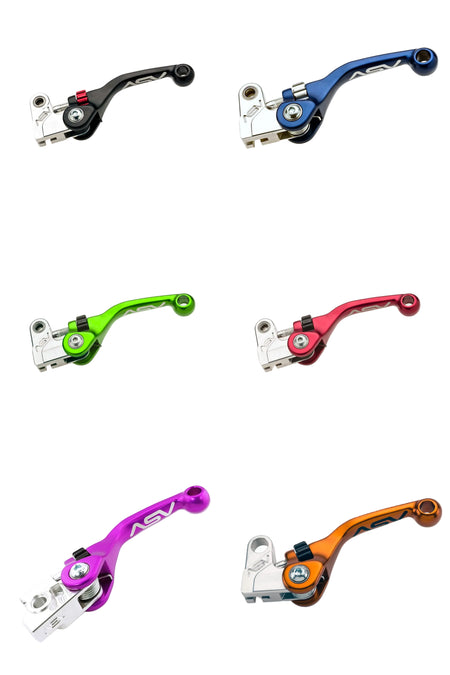 ASV F4 Series Clutch Lever - Shorty Length - ALL KLX140 & KLX110L - Factory Minibikes