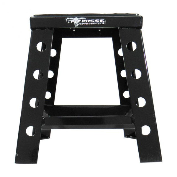 Pit Posse Aluminum Dirt Bike Motorcycle Stand – MX Stand For CRF, YZ, KX, CR (PP3076) – Silver, Lifetime Warranty