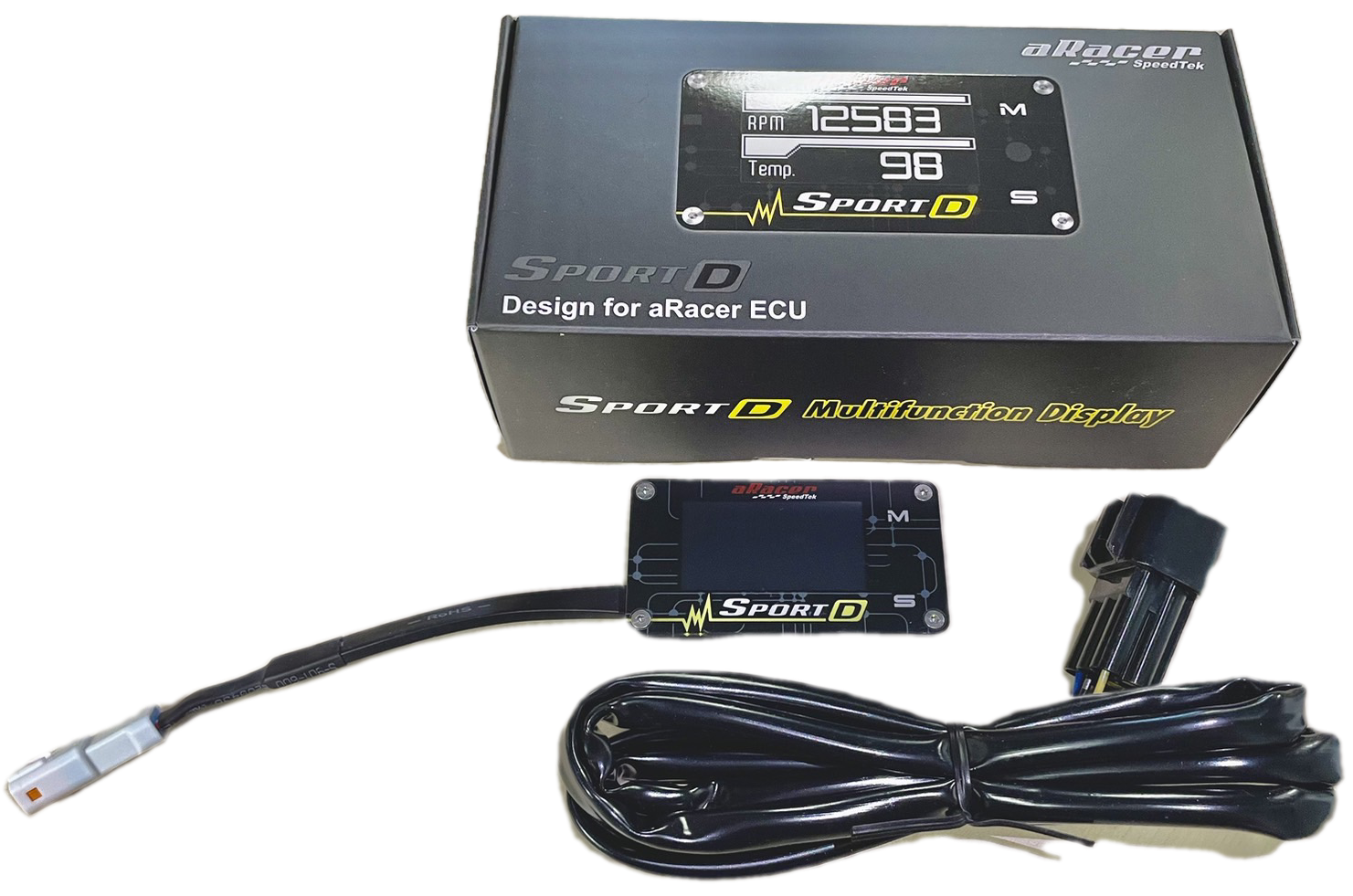 aRacer Accessories - AF2 / Pro Link Cable / Splitters / R Button / SportD Display - Factory Minibikes