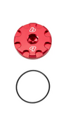 TB Parts Oil Fill Cap, Black or Red – KLX110 - Factory Minibikes