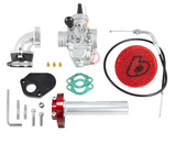 Mikuni VM26 Carb Kit w/ Red or Black Billet 1/4 Turn Throttle – TTR110 All Years - Factory Minibikes