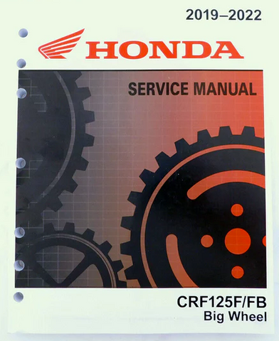 Honda 2019-2023 CRF125F/FB Service Manual - Factory Minibikes