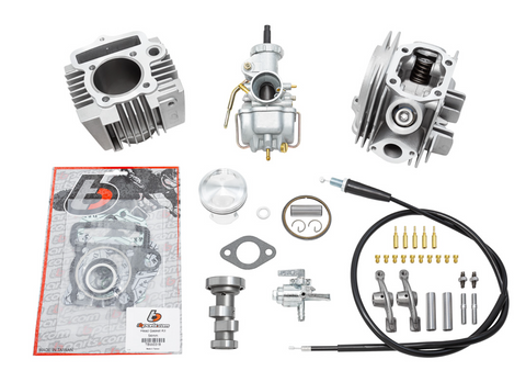 114cc bore kit, Race Head, & 24mm carb kit – TRX90 All Models - Factory Minibikes