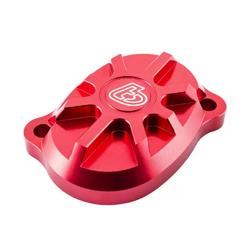 Billet V2 Race Head Cover Set - Black/Red - Factory Minibikes