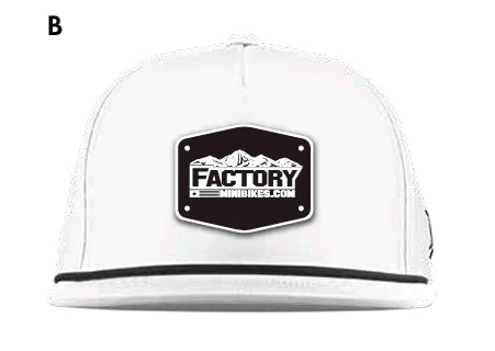 New 2026 Factory Rockies Snapback Hats - Flat 5 Panel Rope - Branded Bills - Factory Minibikes