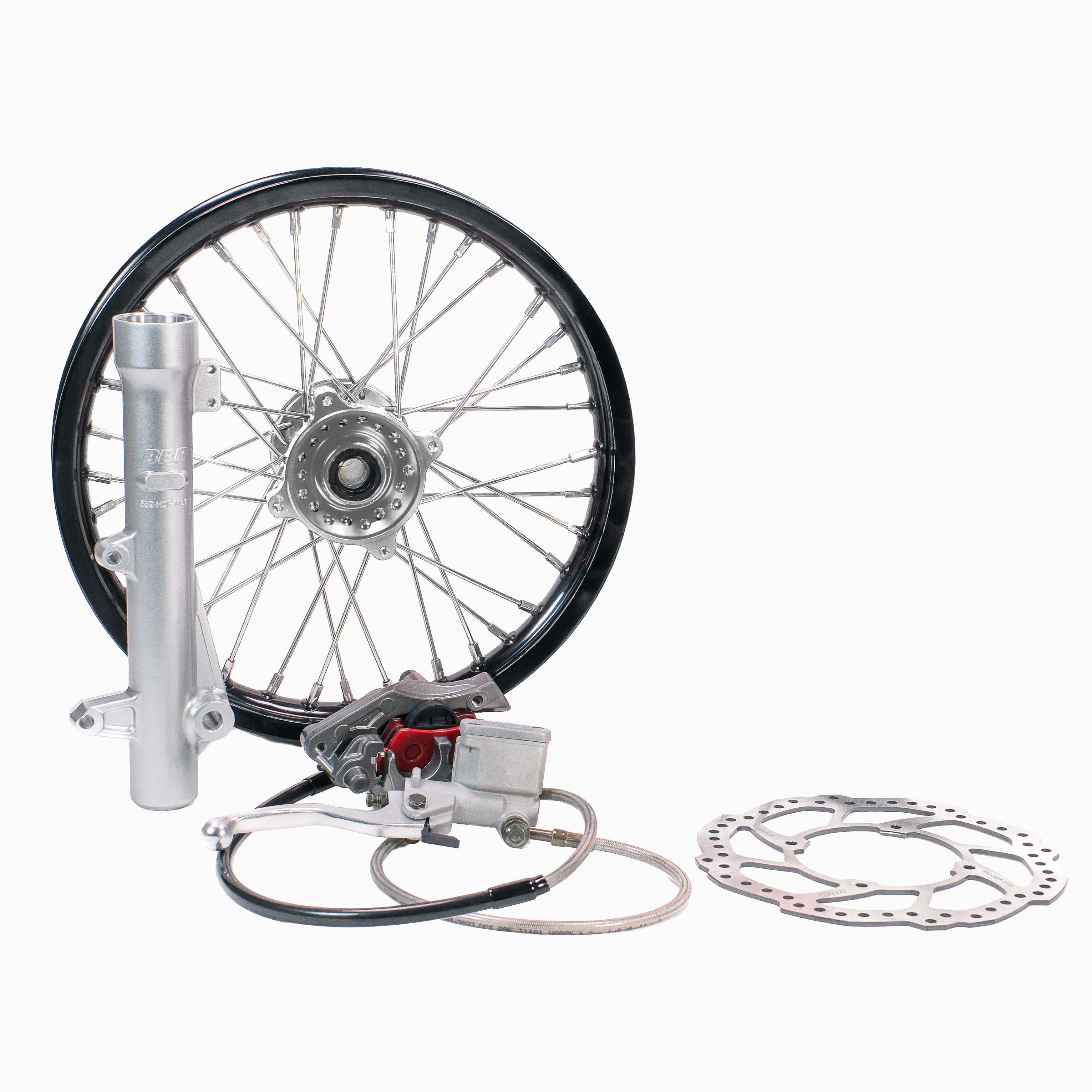 CRF110 - Front Disc Brake kit w/ Front Complete Wheel