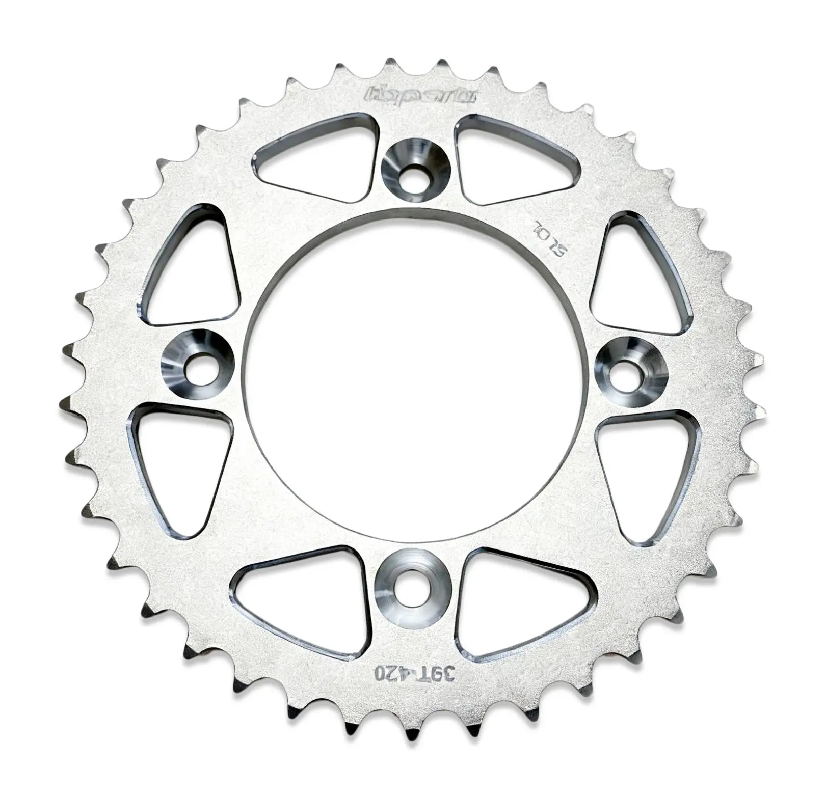 TB Aluminum Rear Sprocket - Black/Red/Silver - CRF110 - Factory Minibikes