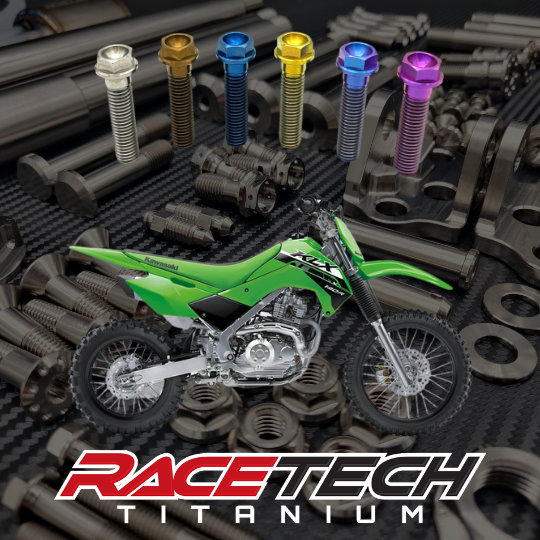 Titanium Full Bolt Kit - All KLX140 - Factory Minibikes