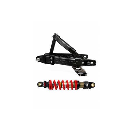 TB Complete +2″ Swingarm & DNM Shock Kit – Black / 250 lb – Honda CRF110F