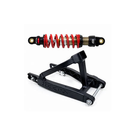 TB +2″ Swingarm & DNM Shock Kit – Black / 250 lb – Honda CRF110F