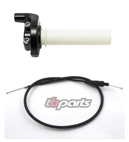 1/2 Turn CR Type Throttle and Cable Kit - KLX140 / CRF100 / XR100 - Factory Minibikes