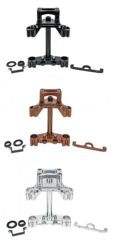 BBR Billet Triple Clamp Set - 2019+ CRF110 & CRF125F/FB - Factory Minibikes