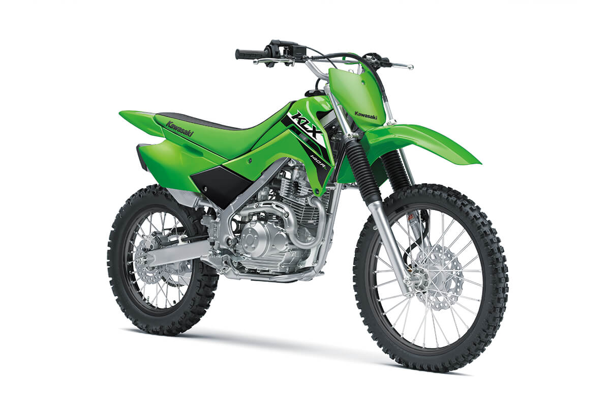 Green OEM 6pc Plastic Kit - KLX140/L w/o Front Fender and Number