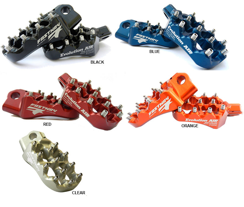 Fastway Evo Air Foot Pegs Kit - KLX140/L/G / TTR110 / TTR125 - Factory Minibikes