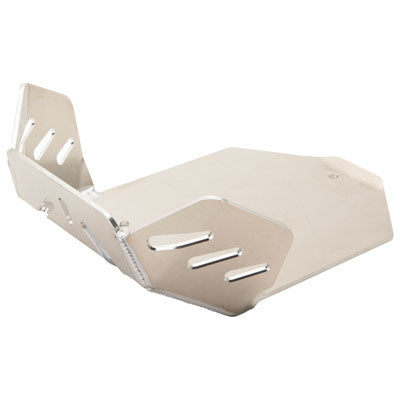 Flatland Racing Skid Plate - Silver - All KLX140 - Factory Minibikes