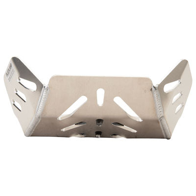 Flatland Racing Skid Plate - Silver - All KLX140 - Factory Minibikes