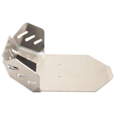 Flatland Racing Skid Plate - Silver - All KLX140 - Factory Minibikes
