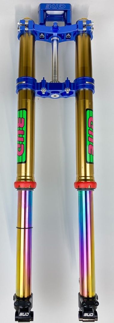 BUD Complete Inverted Front Fork Kit - KX85 / YZ85 / 85SX / TC85 / MC85 - Factory Minibikes