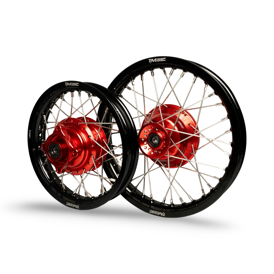 Thrashed Minis HD Billet Complete Wheel Set - CRF110 - Factory Minibikes