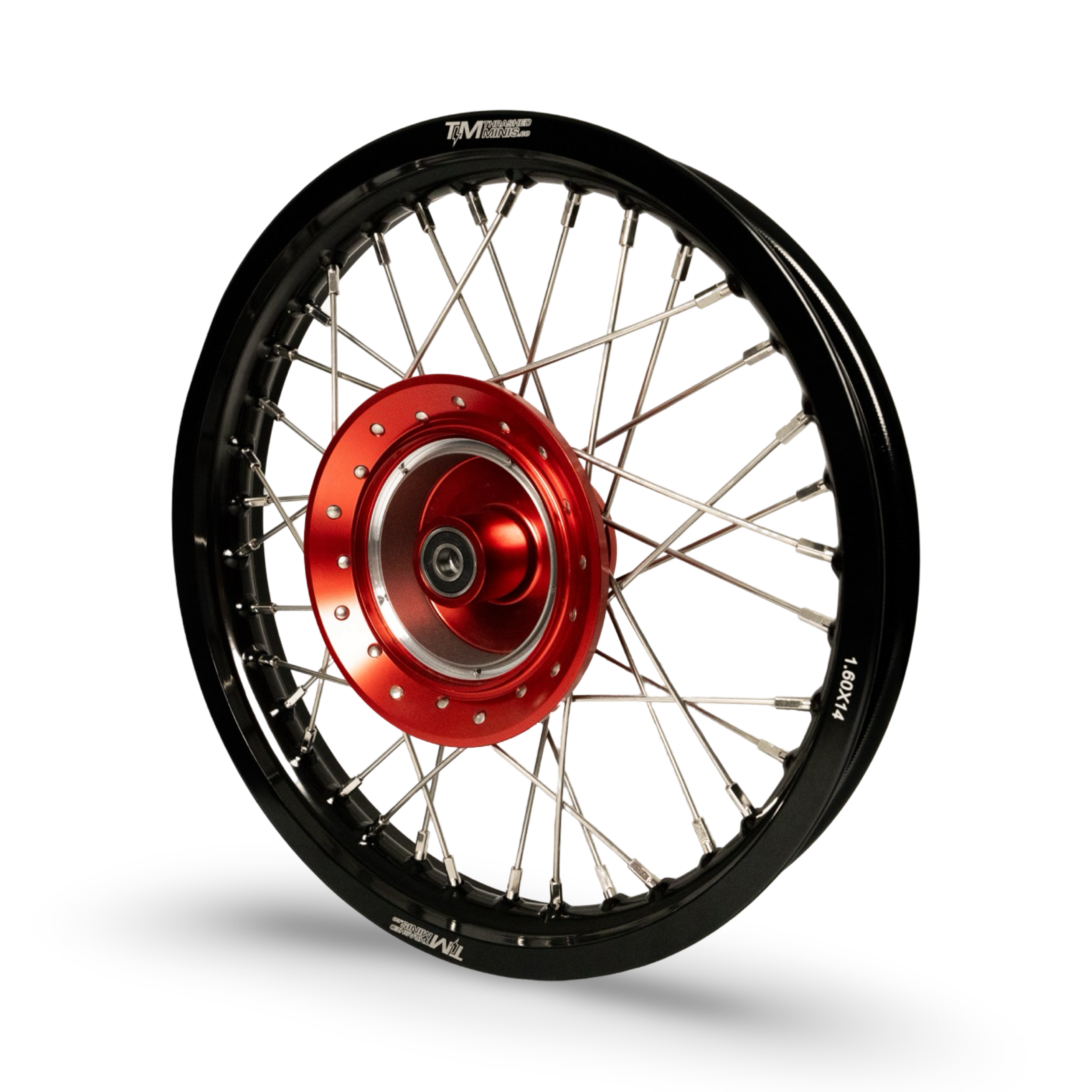 Thrashed Minis HD Billet Complete Wheel Set - CRF110 - Factory Minibikes