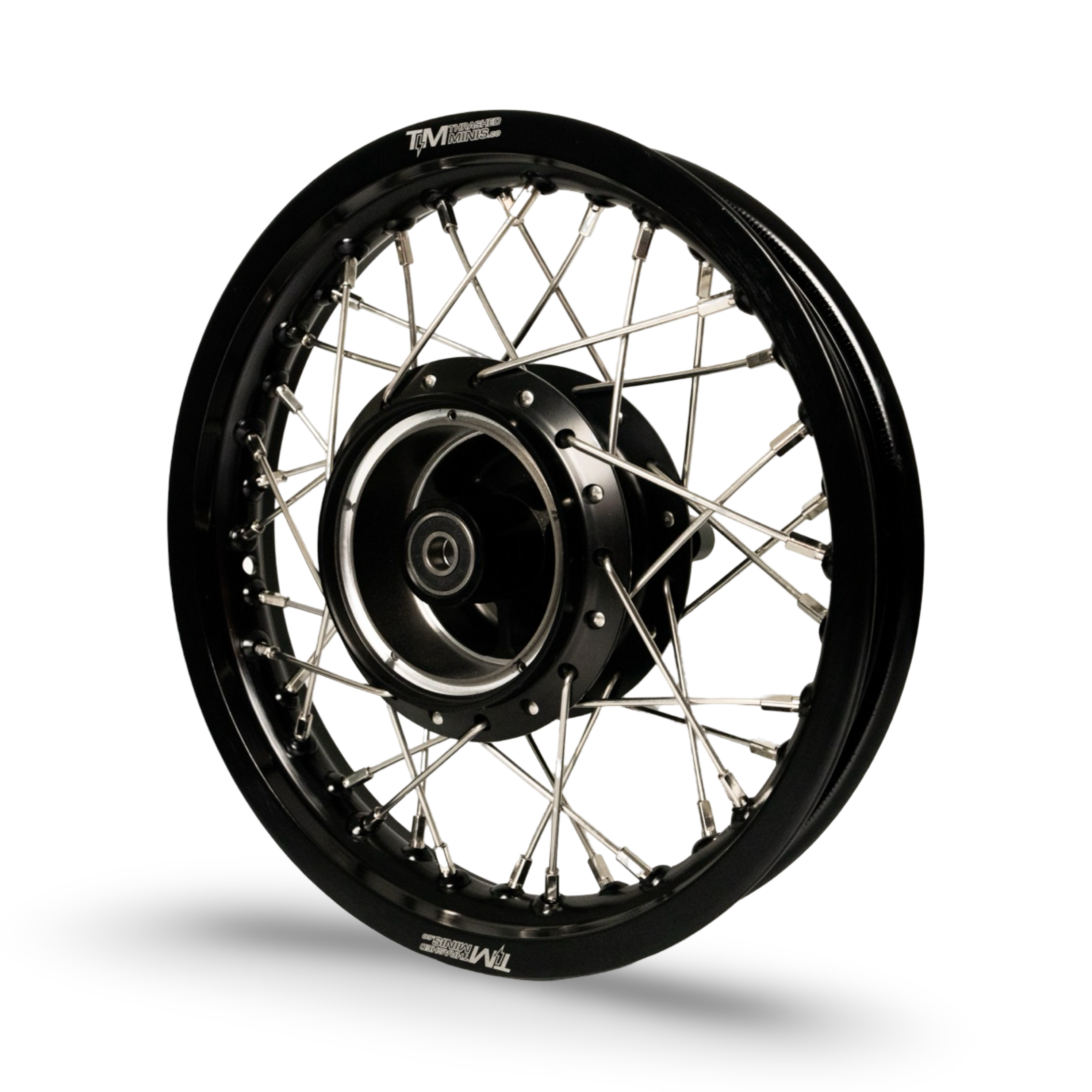 Thrashed Minis HD Billet Complete Wheel Set - CRF110 - Factory Minibikes