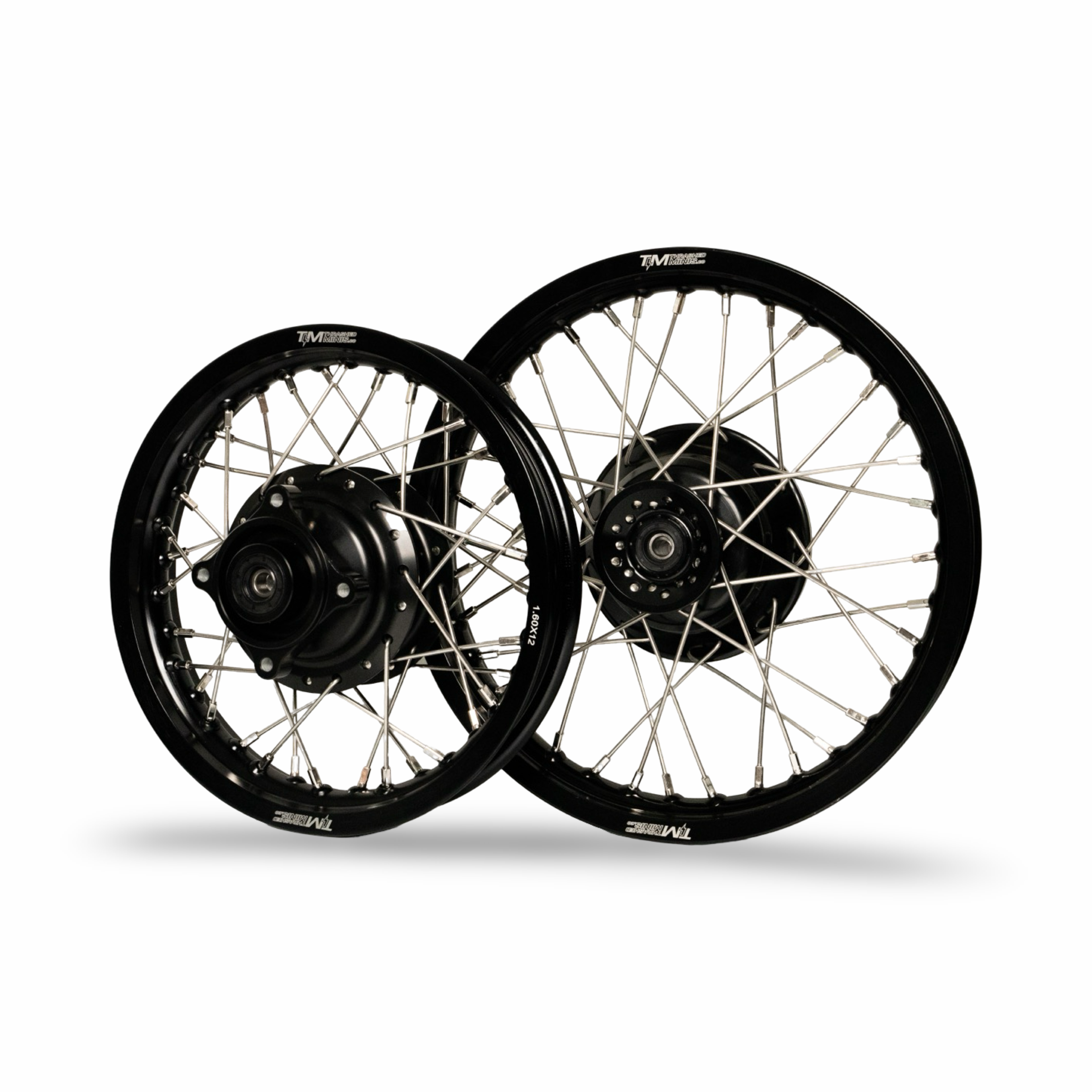 Thrashed Minis HD Billet Complete Wheel Set - CRF110 - Factory Minibikes