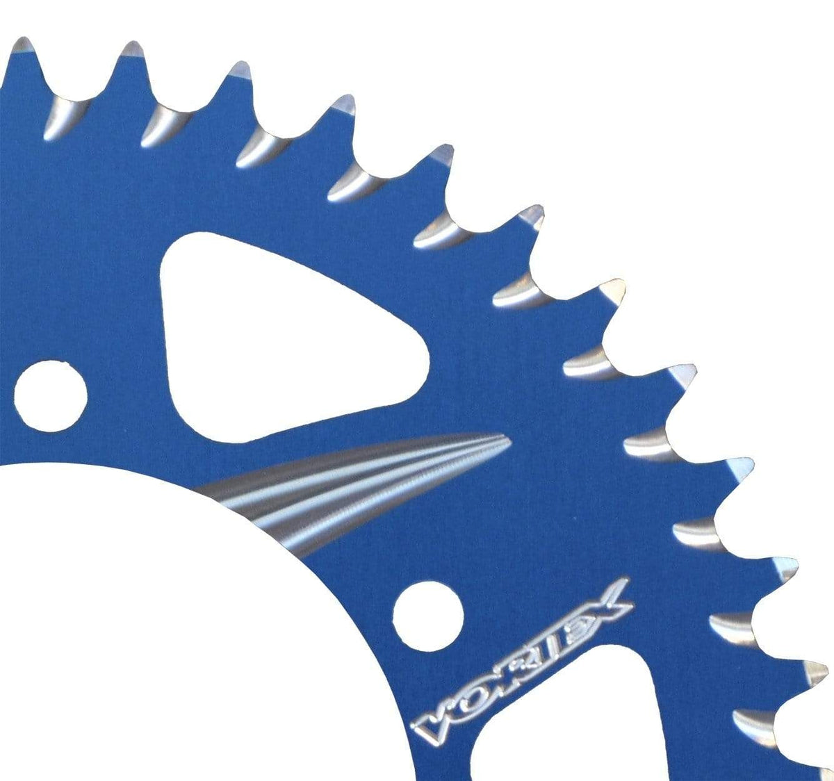 Vortex CAT5 428 Rear Sprocket KLX140/R/L - Blue - Factory Minibikes