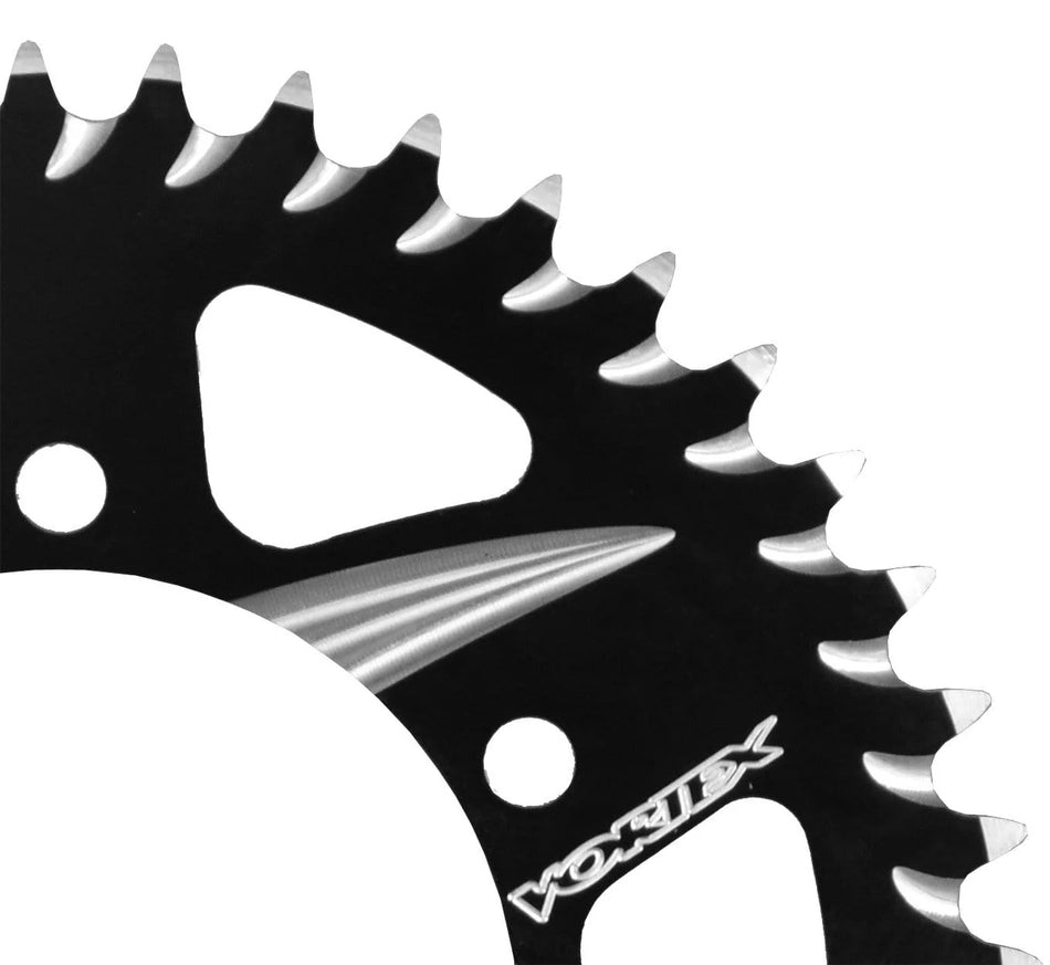 Vortex CAT5 428 Rear Sprocket KLX140 G/RF - Black