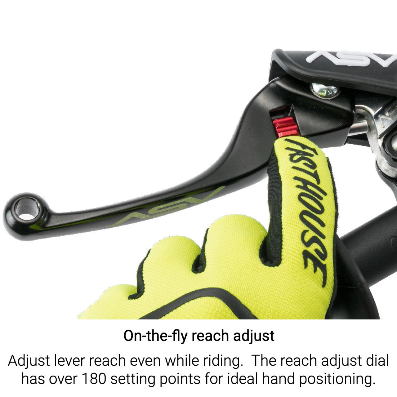 ASV F4 Series Cable "Shorty" Brake Lever w/ Perch - Factory Minibikes