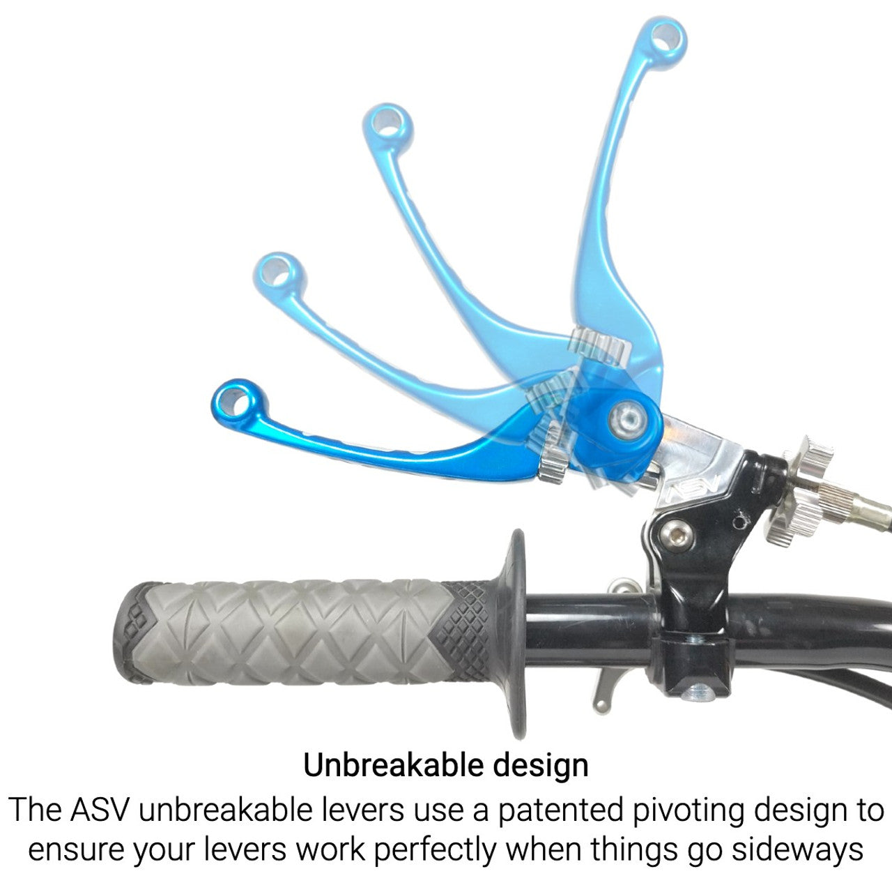 ASV F4 Series Cable "Shorty" Brake Lever w/ Perch - Factory Minibikes
