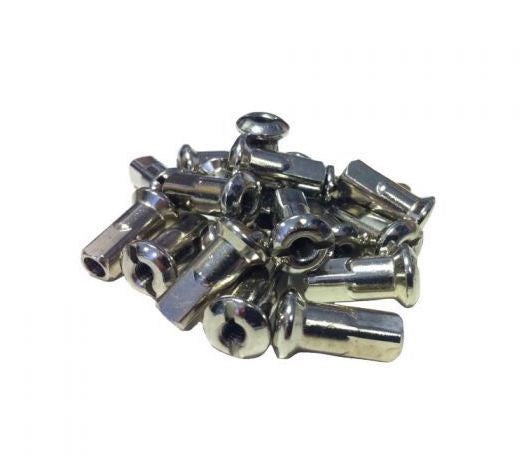 Nickel Plated Steel & Black Stainless Steel Nipple Kits - .250" - Factory Minibikes