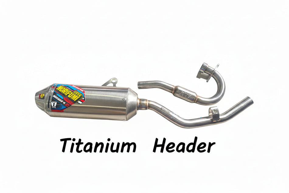 Titanium Norifumi High Performance Exhaust Systems - All Models KLX140 - Factory Minibikes