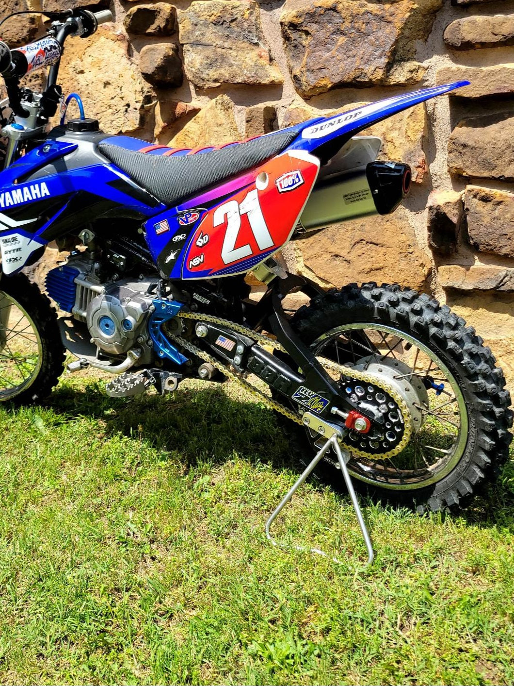 Triangle Stand Kit - Aftermarket Swingarms KLX110 / BBR CRF110 / BBR TTR110 - Factory Minibikes