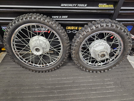 GARAGE SALE -- LIKE NEW!!! - 2024 CRF110 Wheel Set - 14"/12" - Factory Minibikes