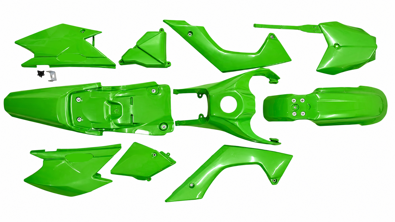 KLX140 Green Plastic Body Kit