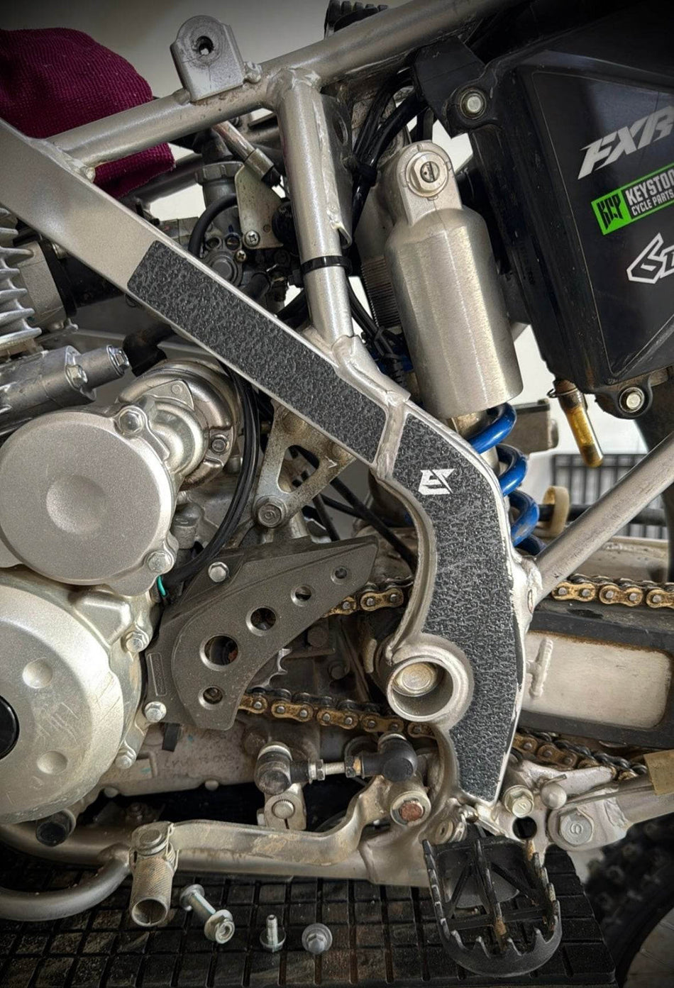 Frame Grip Set - Black or Clear - All KLX140 - Factory Minibikes