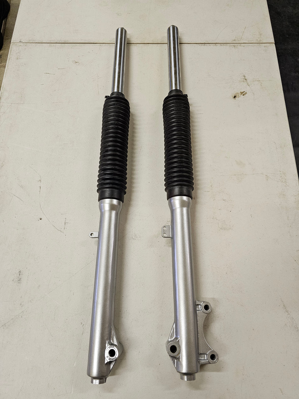 GARAGE SALE -- NEW OEM 2026 KLX140RF Front Forks - Factory Minibikes