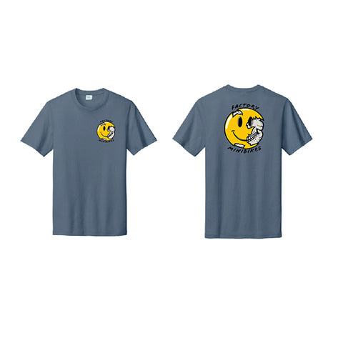 New Factory Minibikes Smiley T-Shirt - Adult - Factory Minibikes