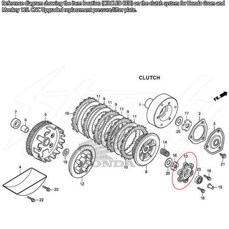 Chimera V2 CNC Clutch Lifter Plate - Factory Minibikes