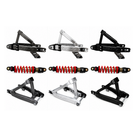 TB +2″ Swingarm & DNM Shock Kit – Silver / 250 lb – Honda CRF110F