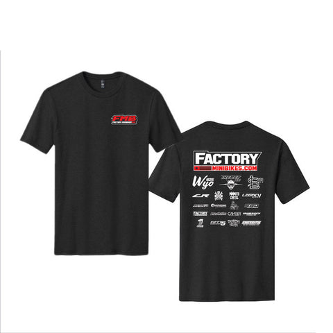 Factory Team Race Tee - Adult - Factory Minibikes