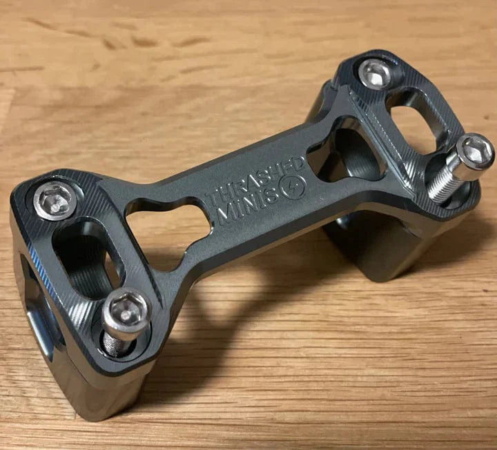 Billet Bar Risers for Stock Clamp - Thrashed Minis – Factory Minibikes