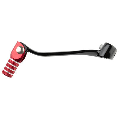 Tusk Folding Shift Lever - Black/Red Tip - Factory Minibikes