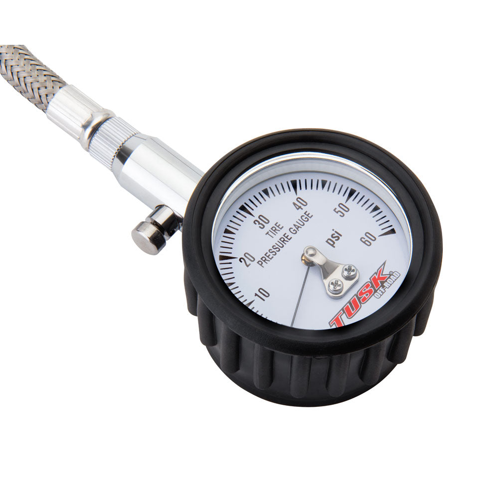 Tusk Pro Caliber Tire Pressure Gauge 3-60 PSI - Factory Minibikes