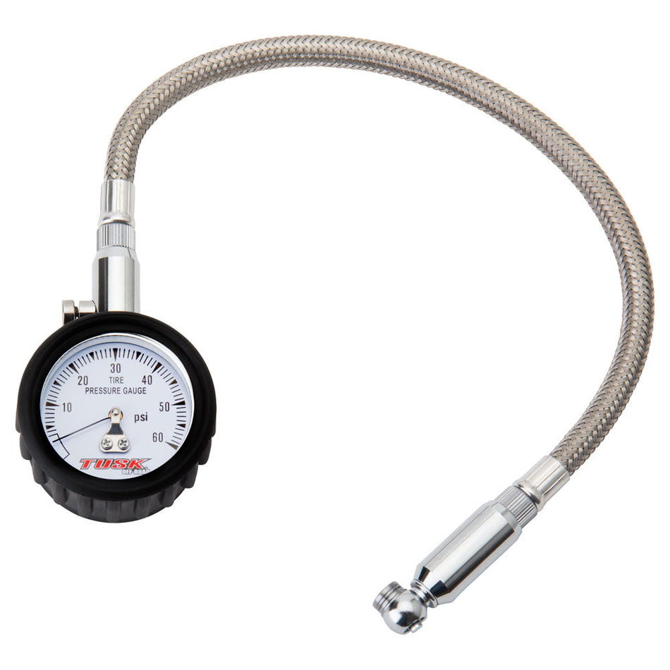Tusk Pro Caliber Tire Pressure Gauge 3-60 PSI - Factory Minibikes